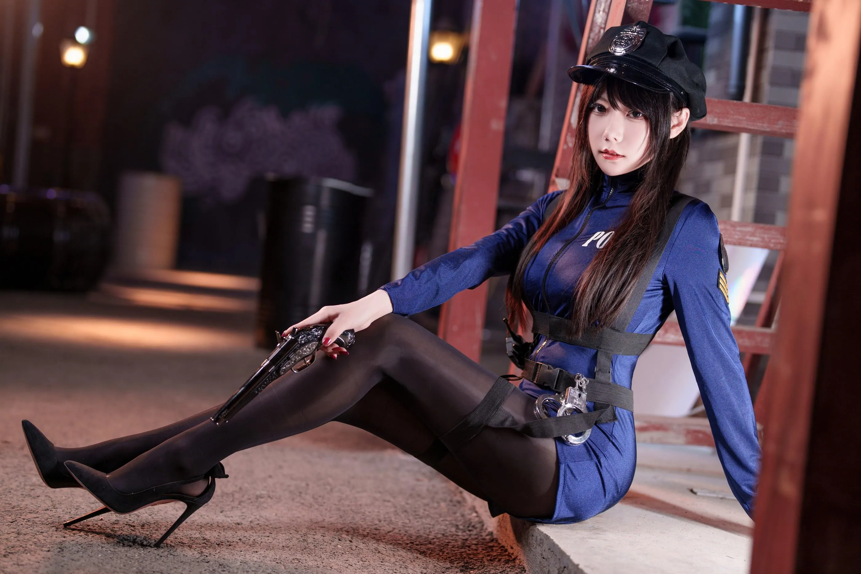 香草喵露露 – NO.59 十一月舰长 女警 [40P]插图6